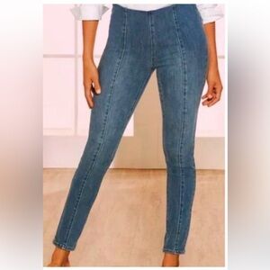Soft surroundings supremely soft pull on skinny jeans size small